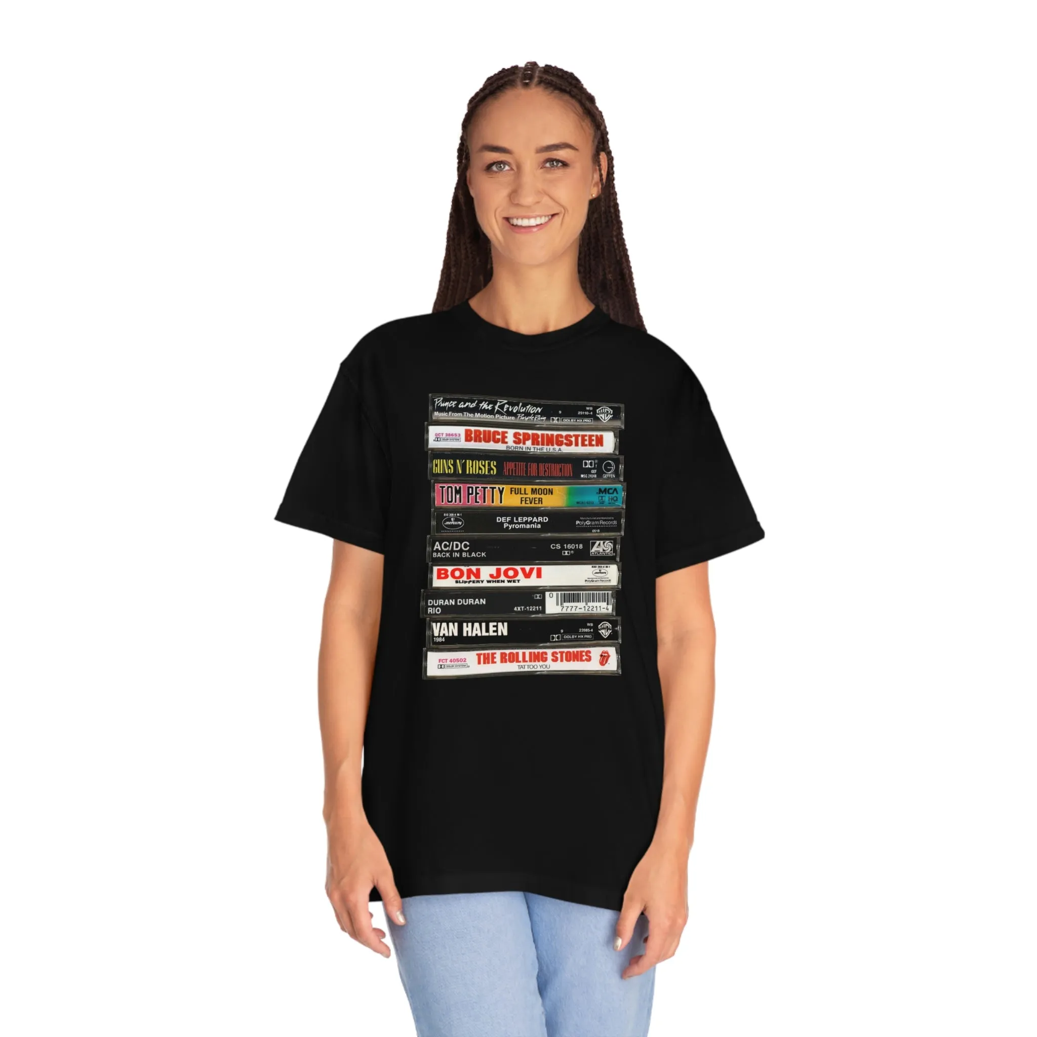 90's Rock Cassette Comfort Colors 1717 Unisex Garment-Dyed T-shirt