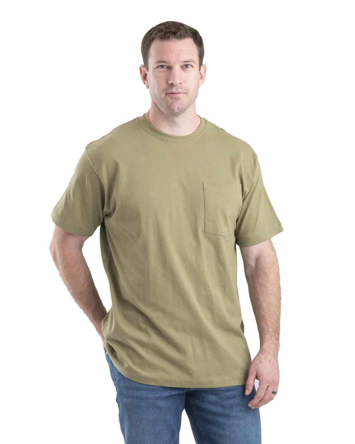 Berne Men's Tall Heavyweight Short Sleeve Pocket T-Shirt
