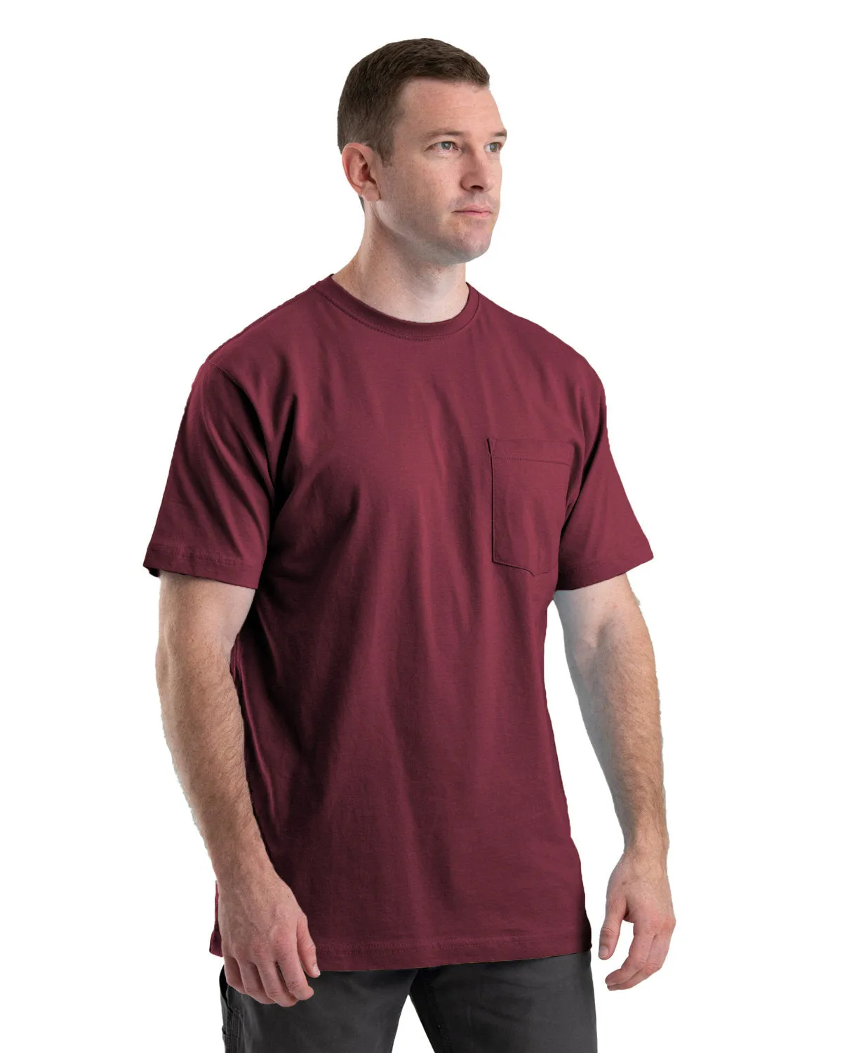 Berne Men's Tall Heavyweight Short Sleeve Pocket T-Shirt