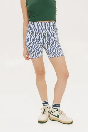 Biddy Shorties - Indigo/White FA