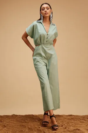 Boho Chic Cotton Linen Jumpsuit