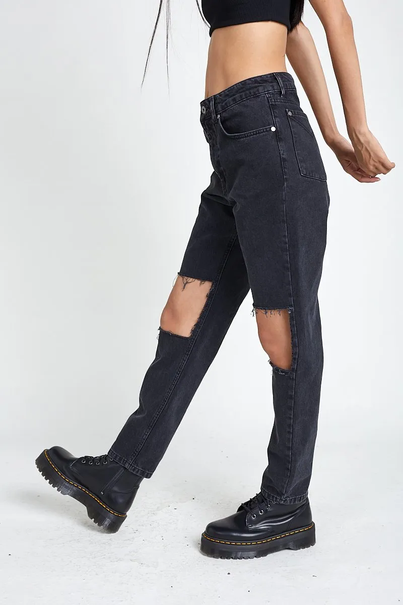 BURNER DENIM - CHARCOAL