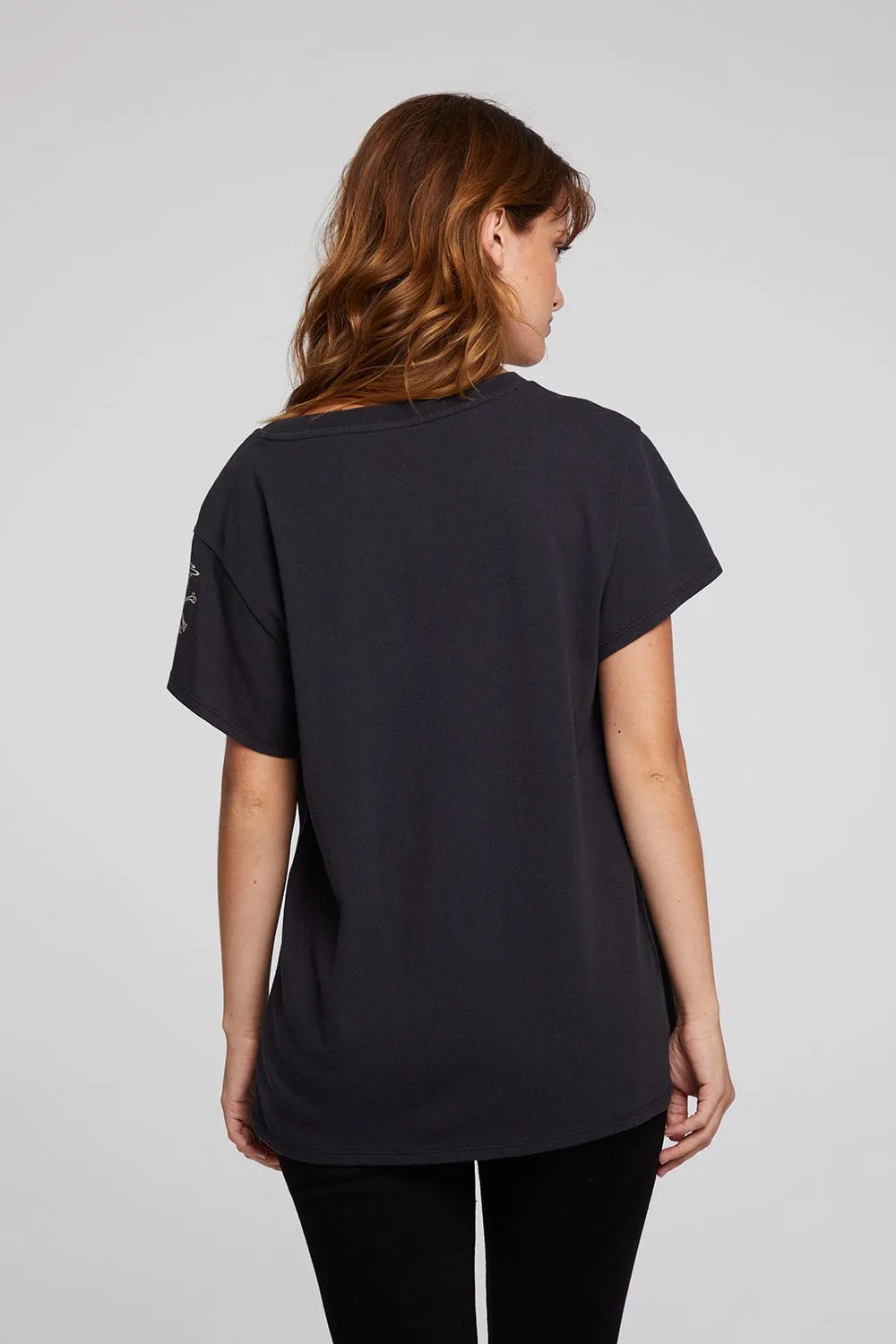 Chaser Slash Guitar Tee in Licorice
