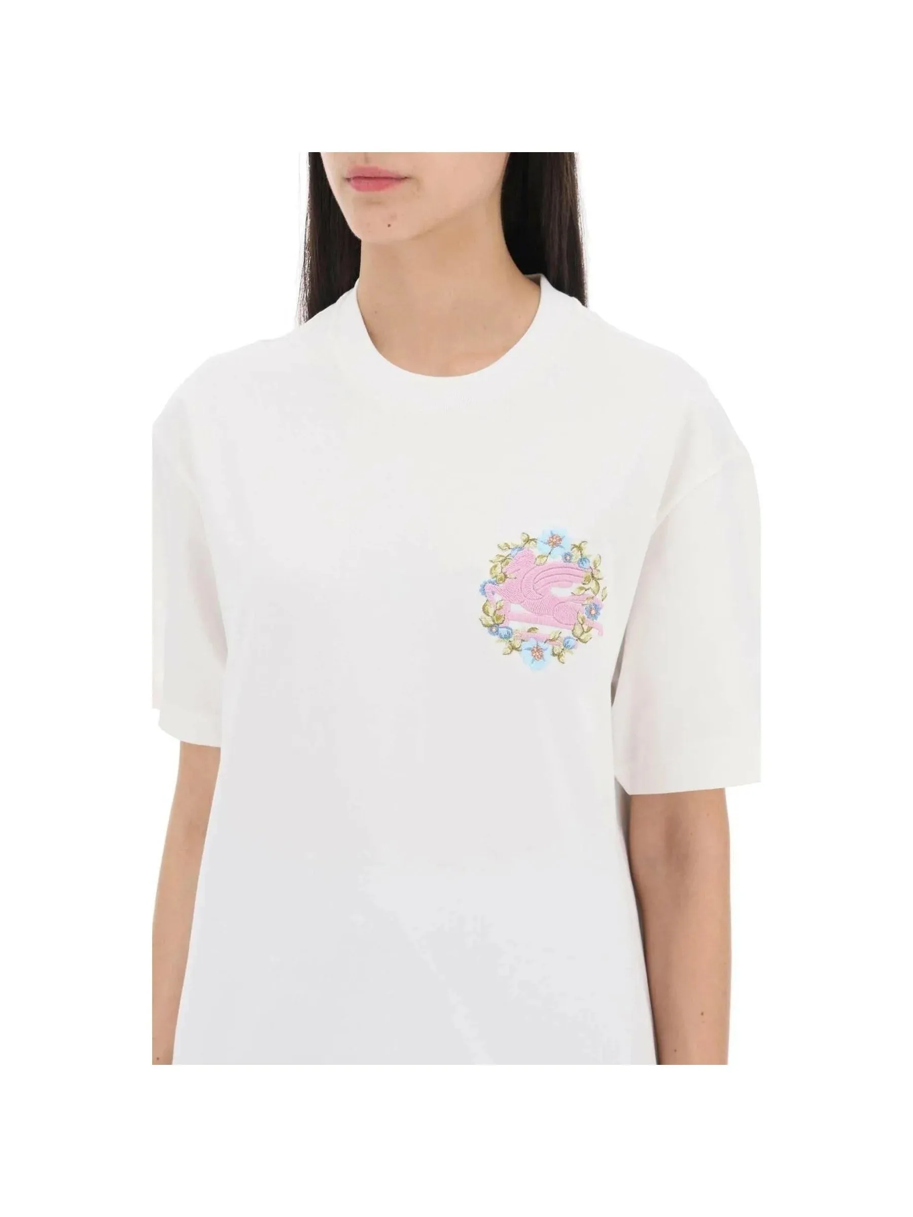Circular Logo Organic Cotton T-Shirt