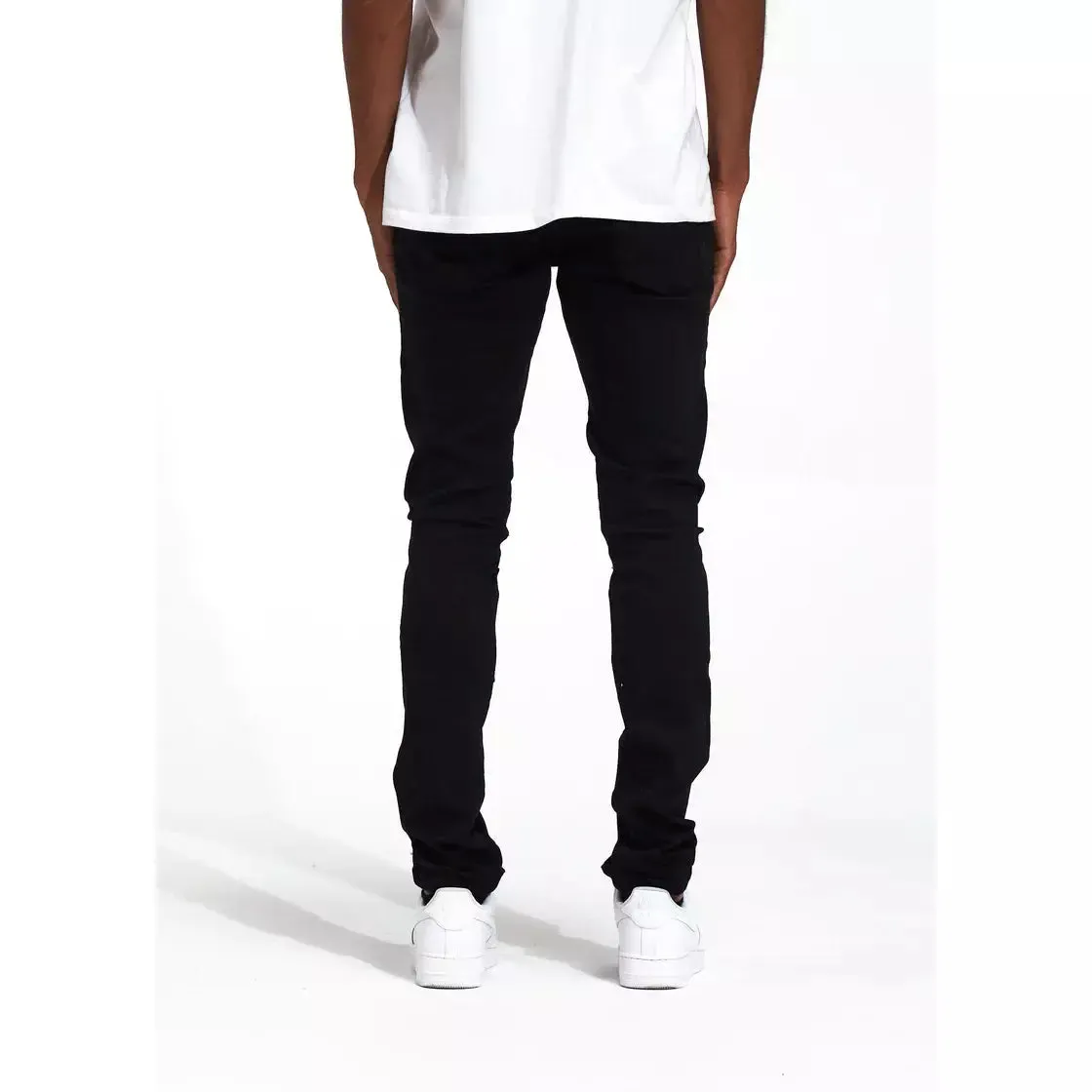 Crysp Denim BLACK PATCHWORK Kurt Denim (CRYSPF221-108)