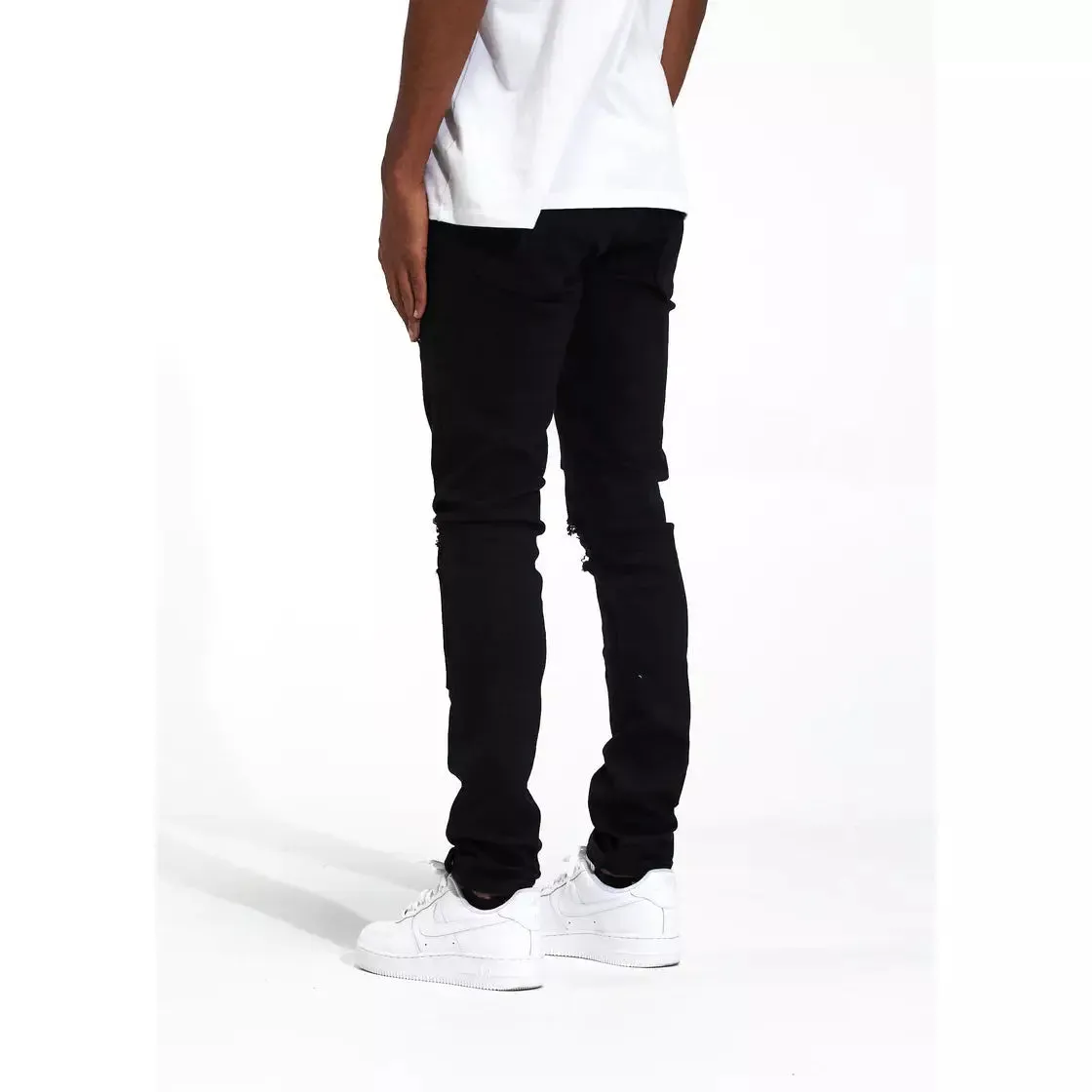 Crysp Denim BLACK PATCHWORK Kurt Denim (CRYSPF221-108)