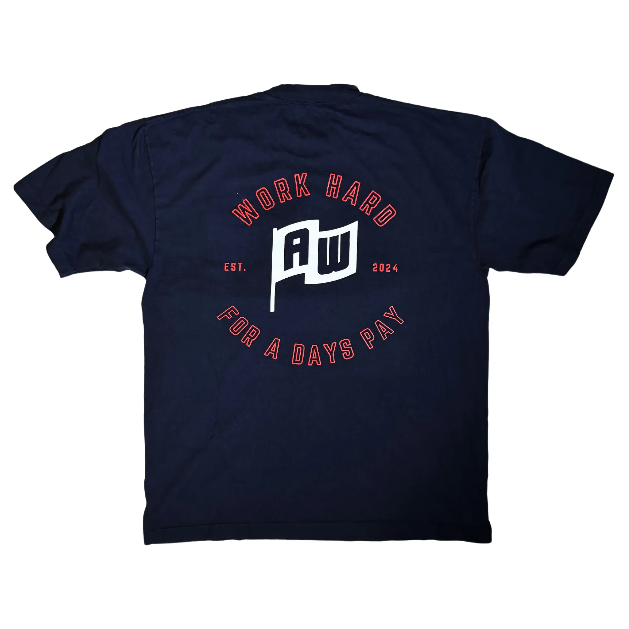 Days Pay Pocket Navy T Shirt