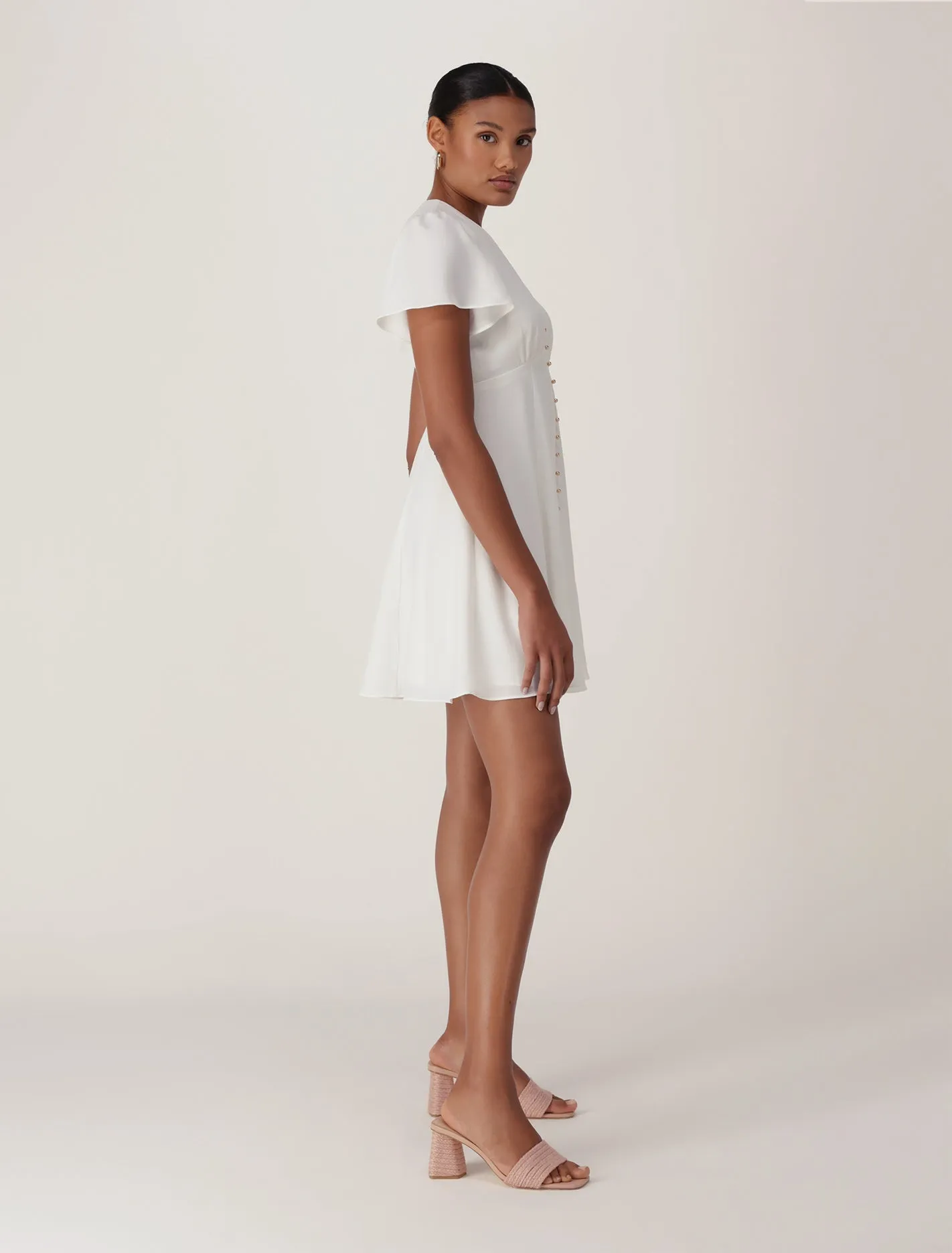 Elodie Flutter Sleeve Dress