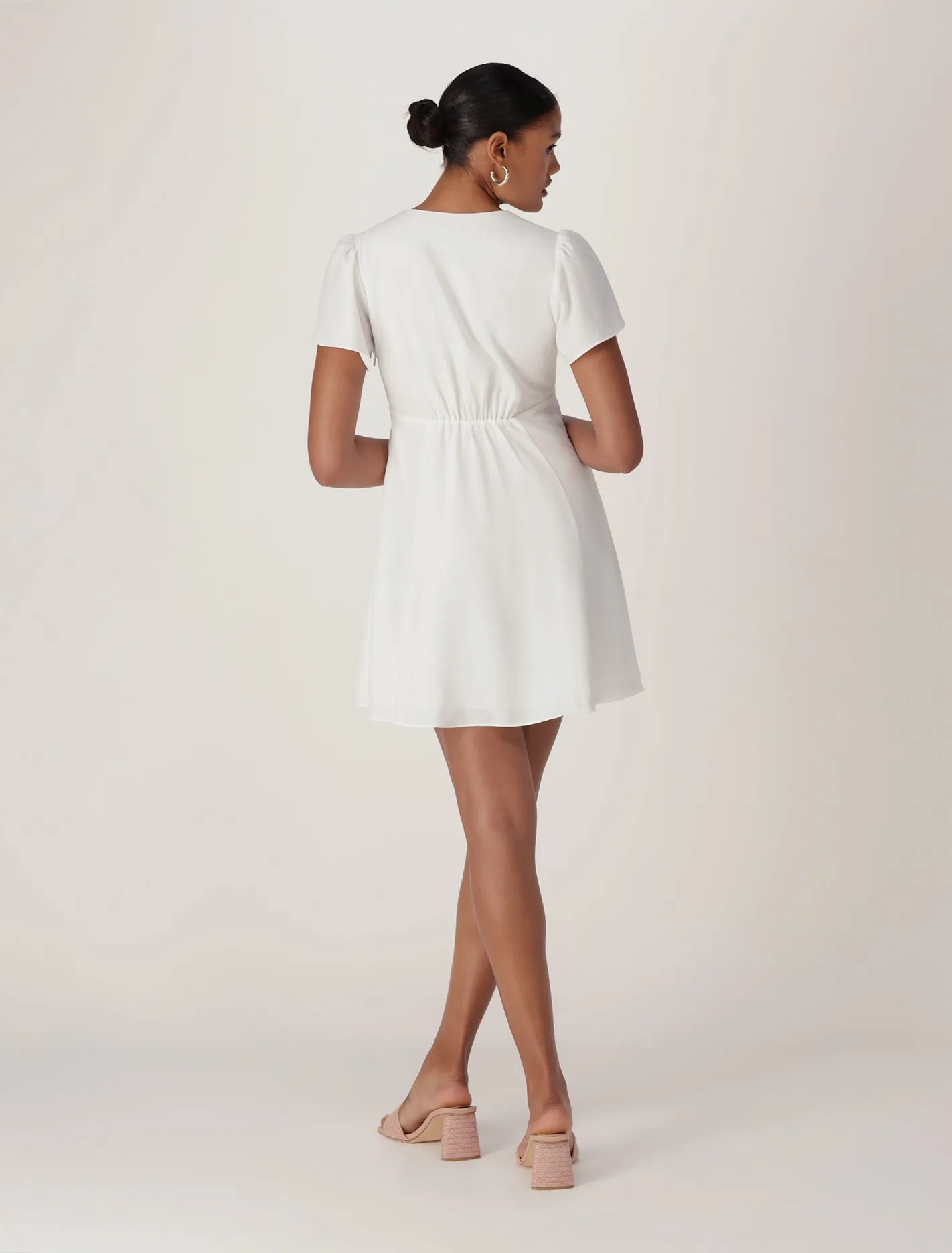 Elodie Flutter Sleeve Dress