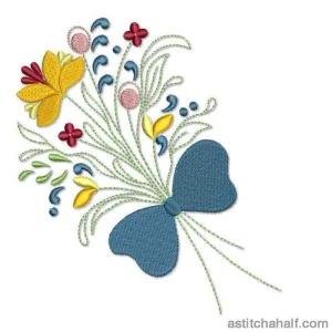 Fields Bow Bouquet