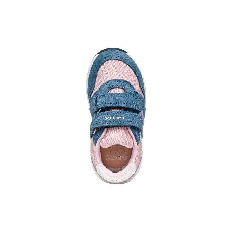 Geox Infants Pink Alben Baby Sneakers With Straps B453ZA