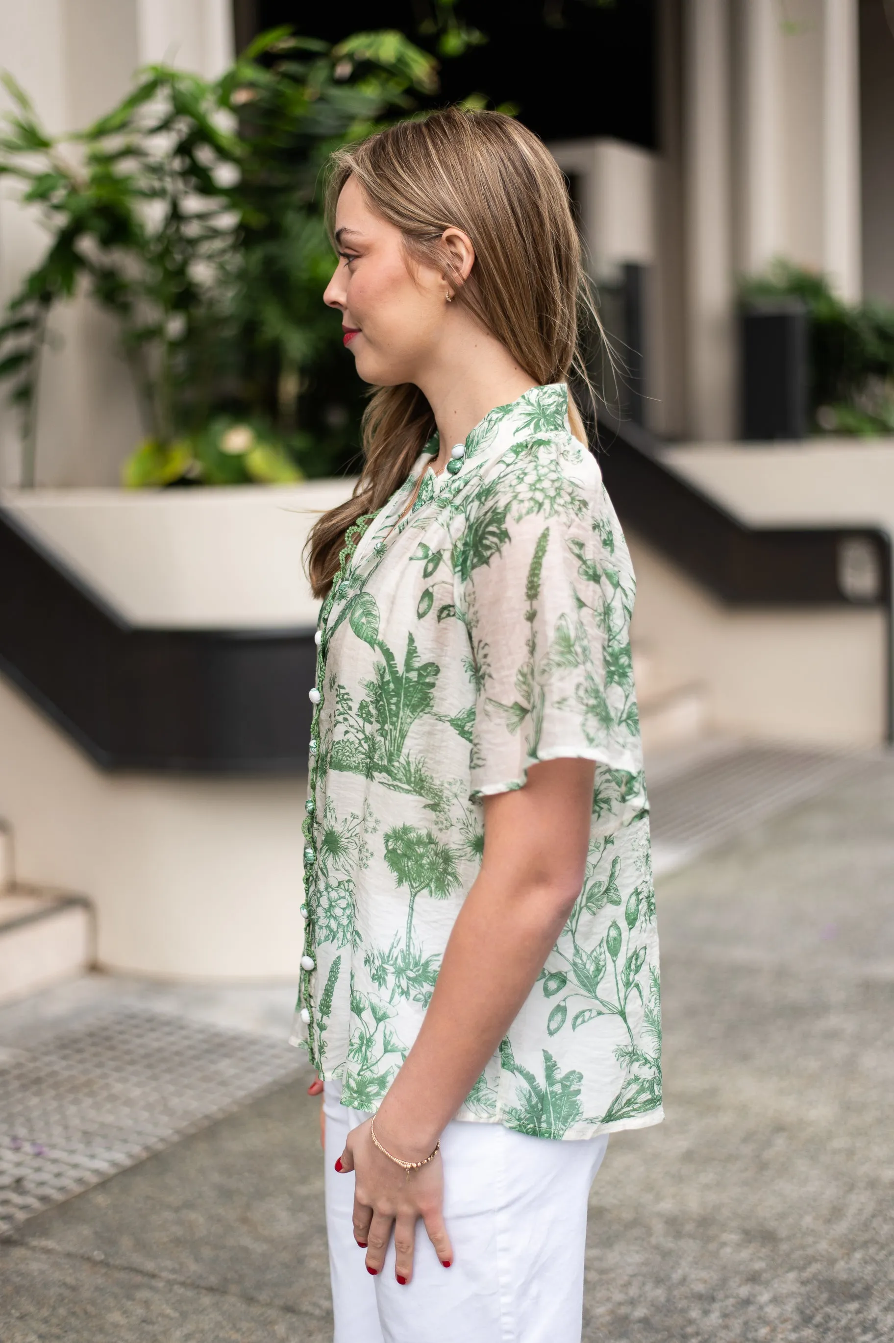 Idora  Blouse   | Green