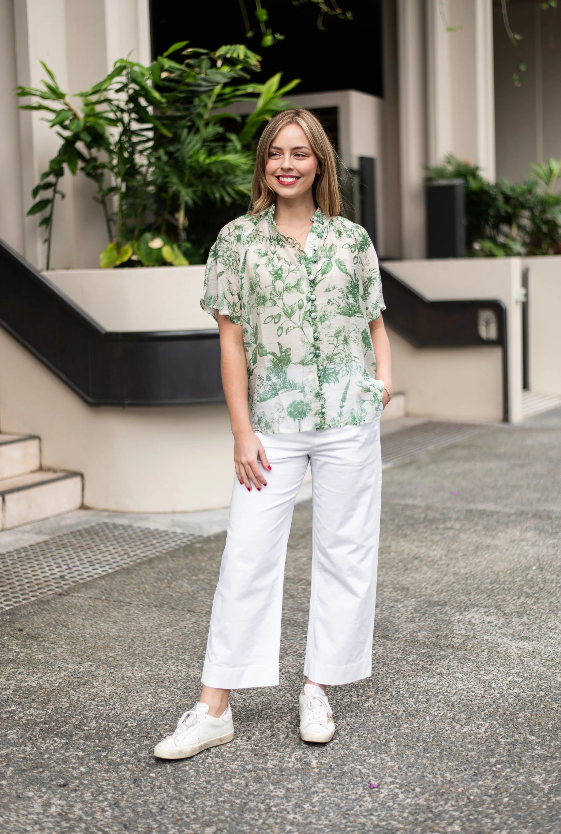 Idora  Blouse   | Green