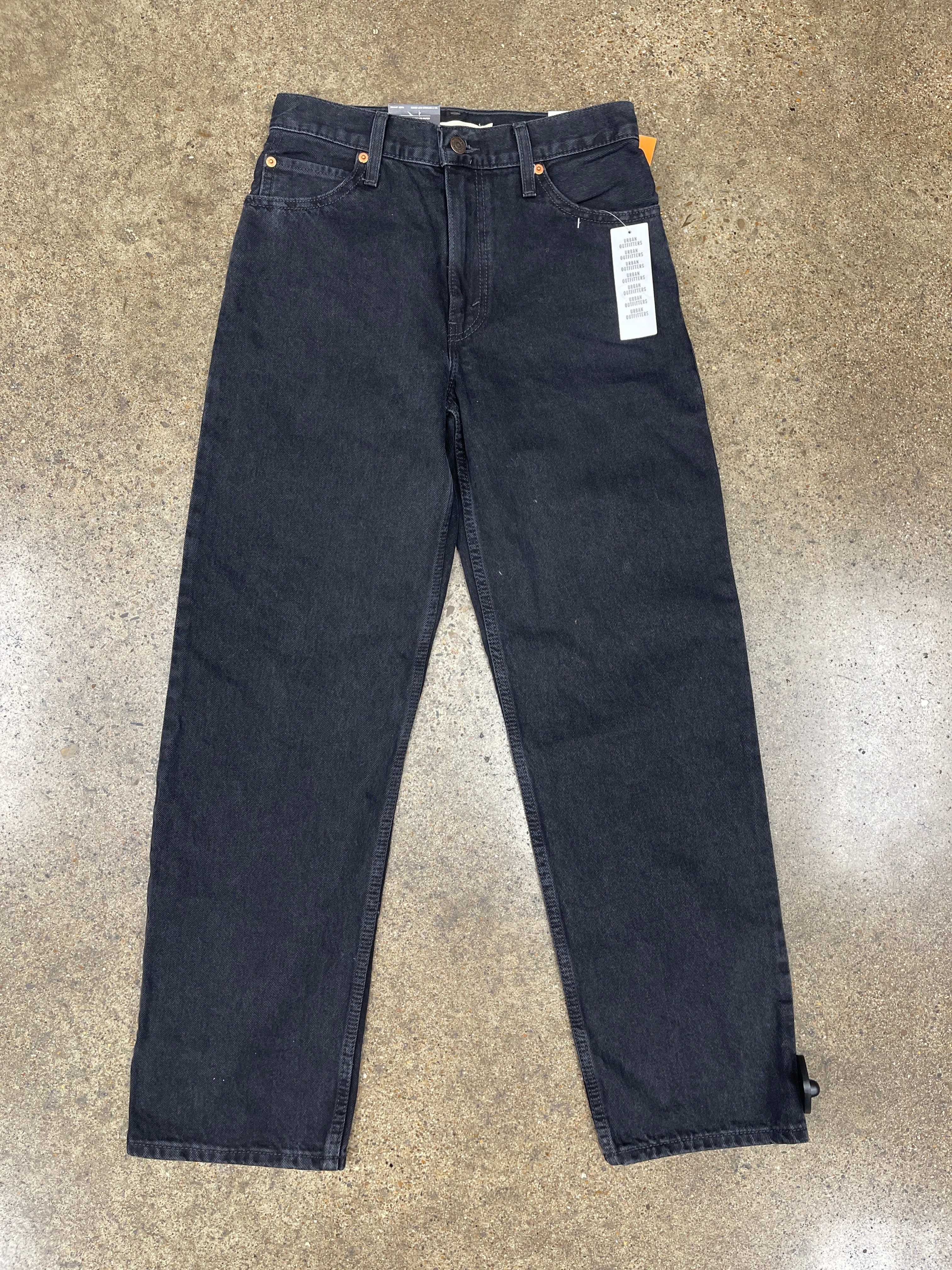 Jeans Boyfriend By Levis In Black Denim, Size:2
