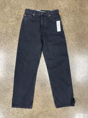 Jeans Boyfriend By Levis In Black Denim, Size:2