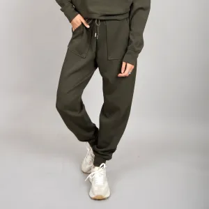JOSELLE KNIT JOGGER - OLIVE NIGHT