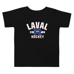 Laval Rocket Established Logo Toddler Short Sleeve T-Shirt