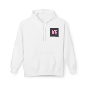 Love Graphic Fleece Hoodie for Everyday Comfort