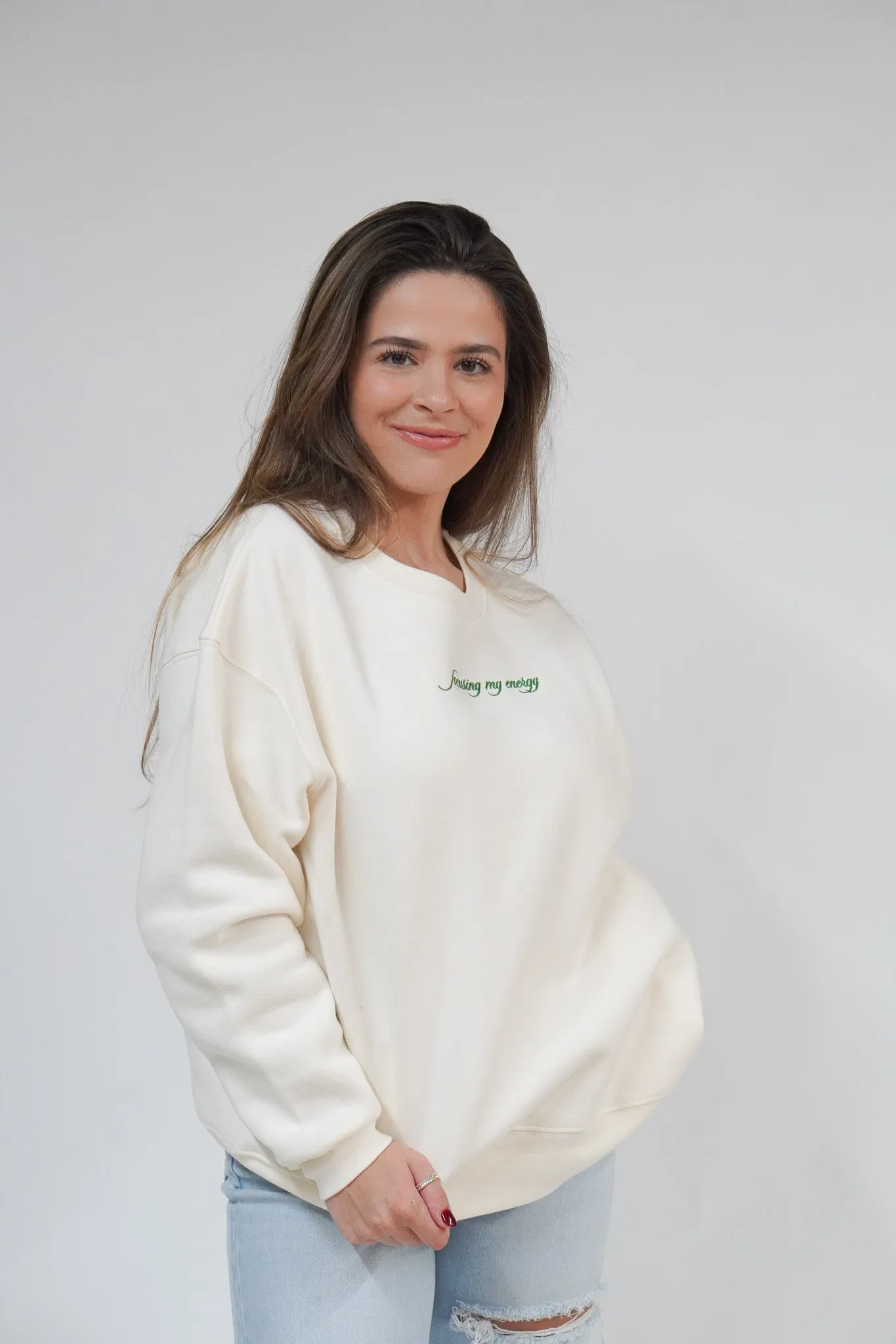 Mariposa Focusing My Energy Crewneck