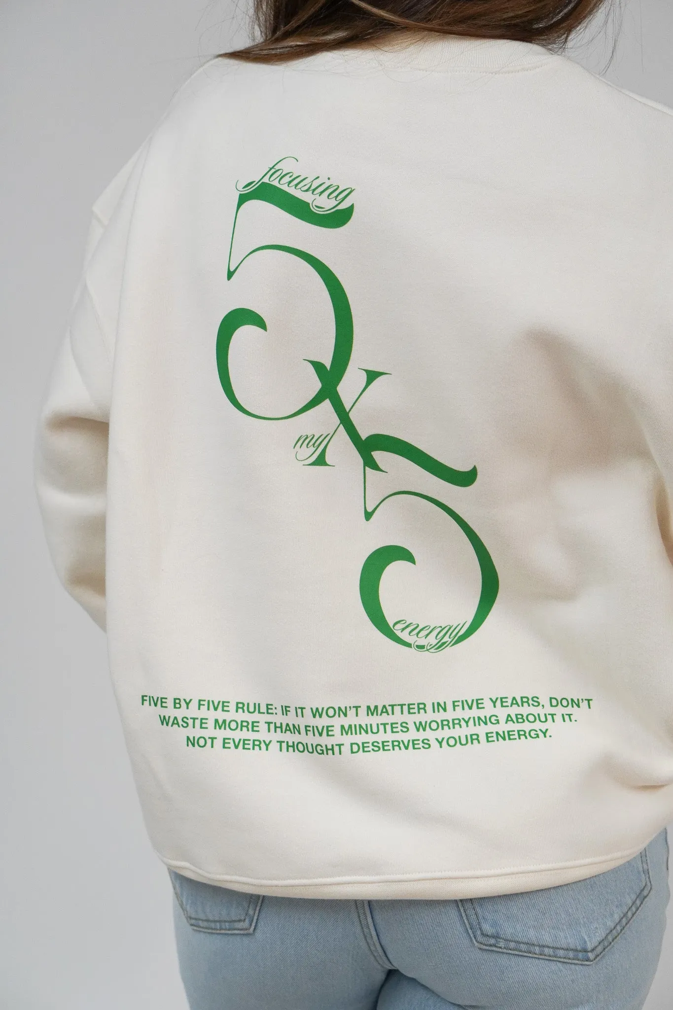 Mariposa Focusing My Energy Crewneck
