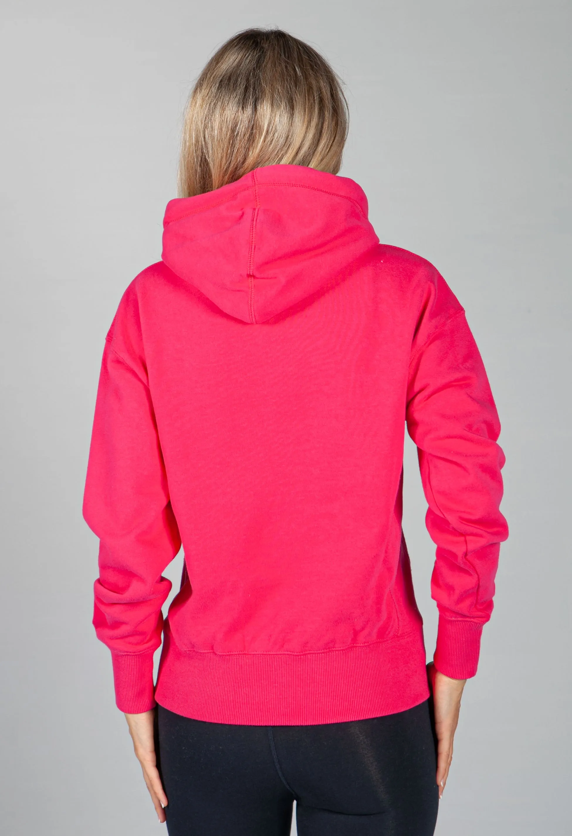 Mountain Sport Mono Hoodie in Hot Pink