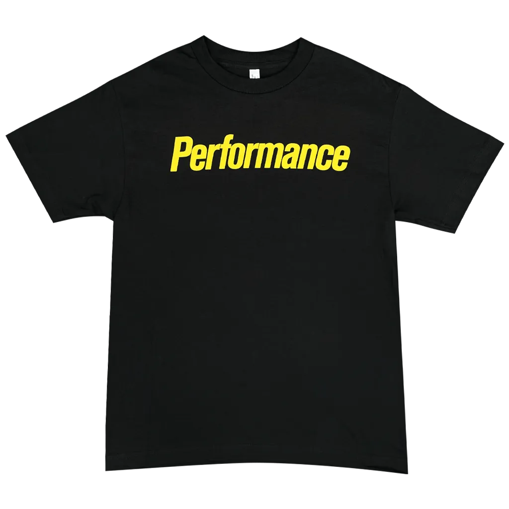 Performance Short Sleeve Black T-Shirt