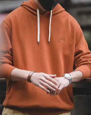 Retro Vintage Ami Khaki Solid Men's Sweater