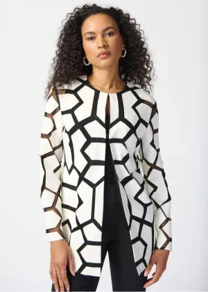 Sheer Sleeve Blazer