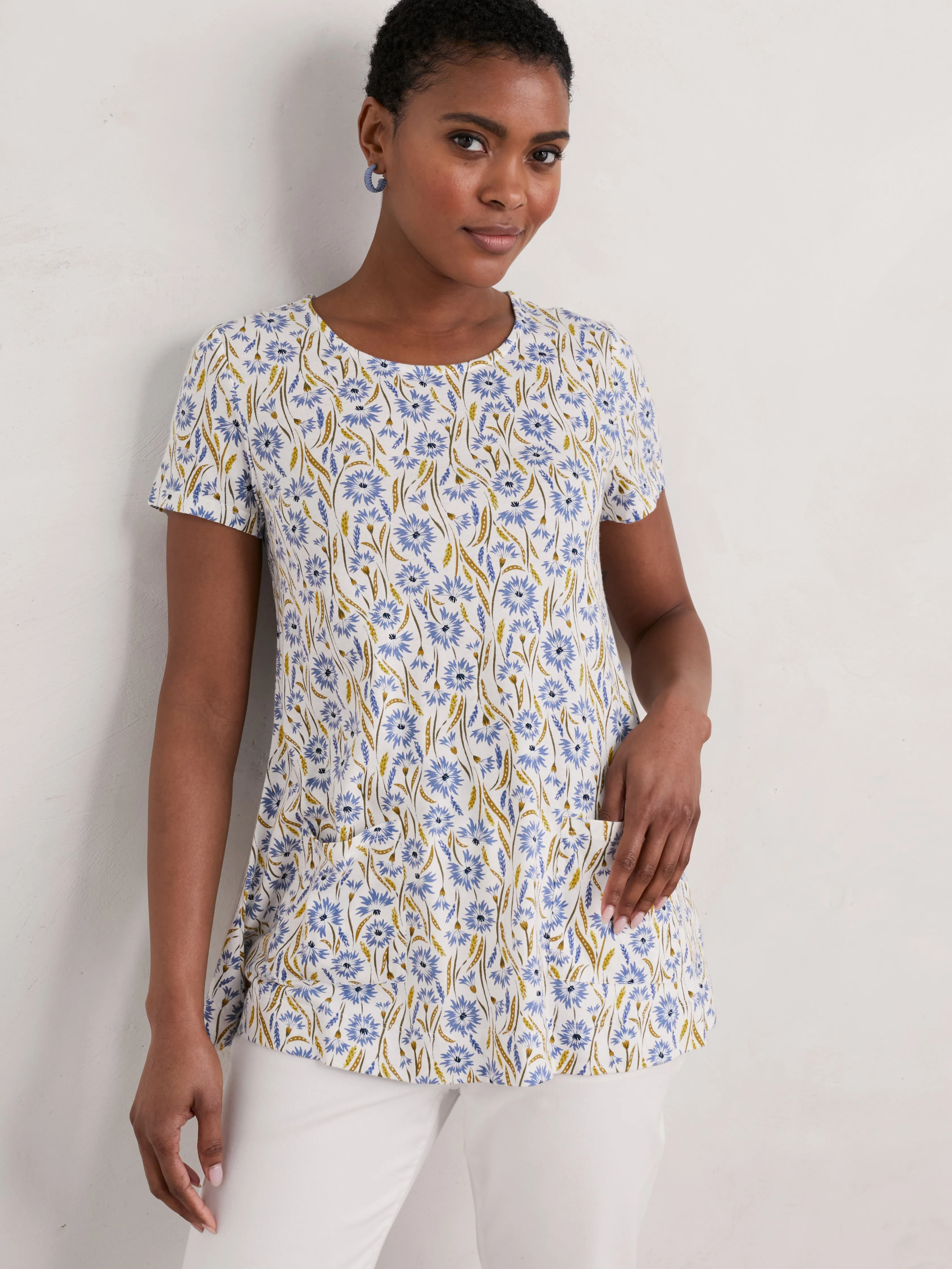 Short Sleeve Drawing Book Top