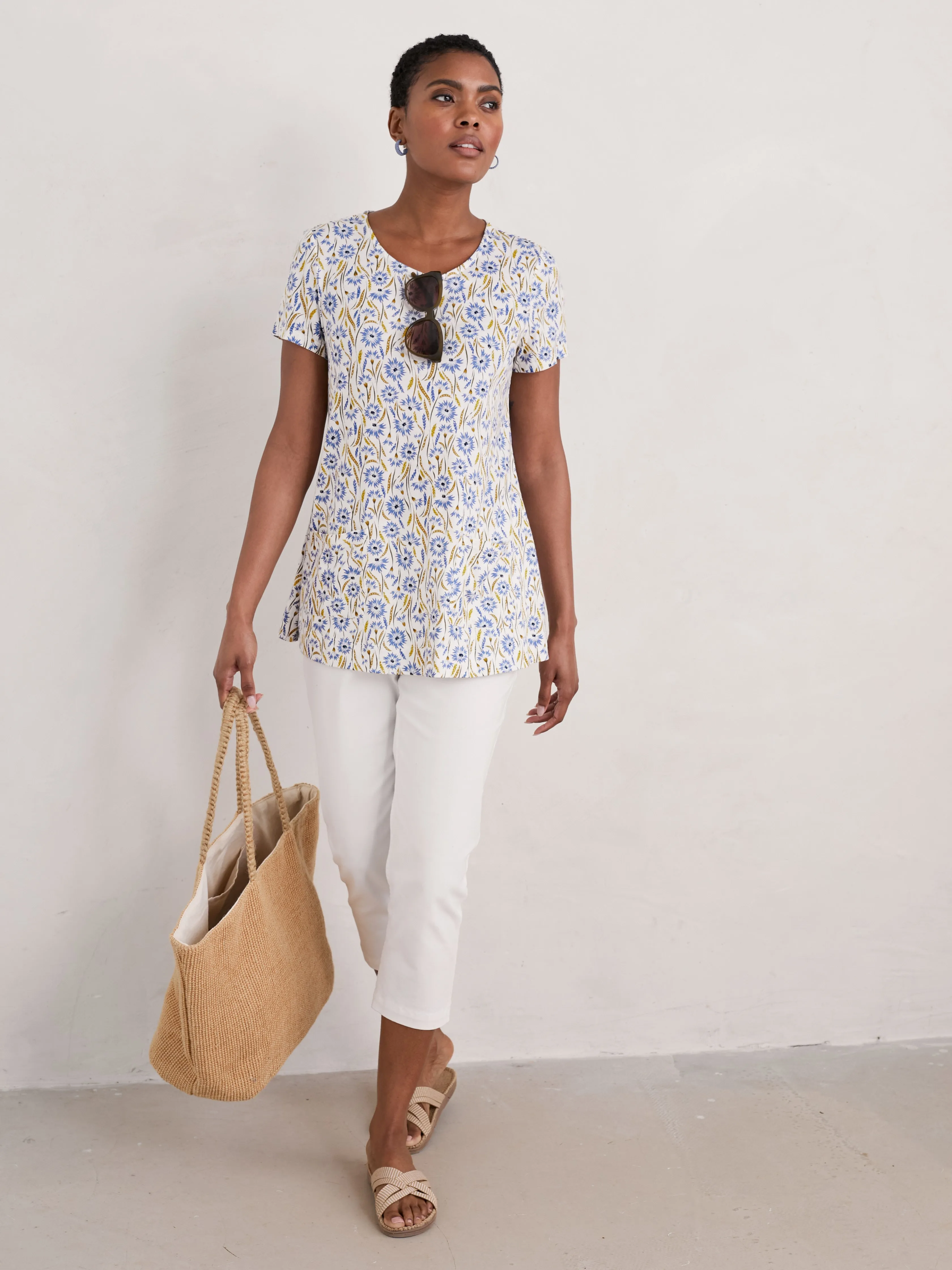 Short Sleeve Drawing Book Top