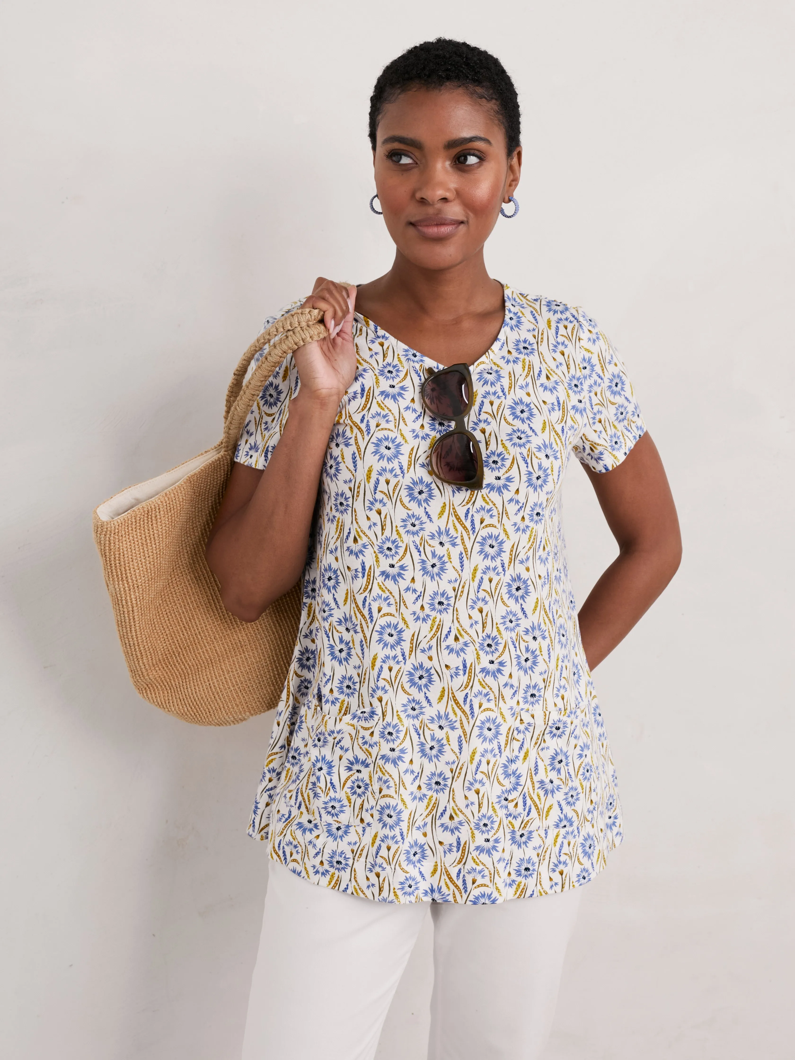 Short Sleeve Drawing Book Top