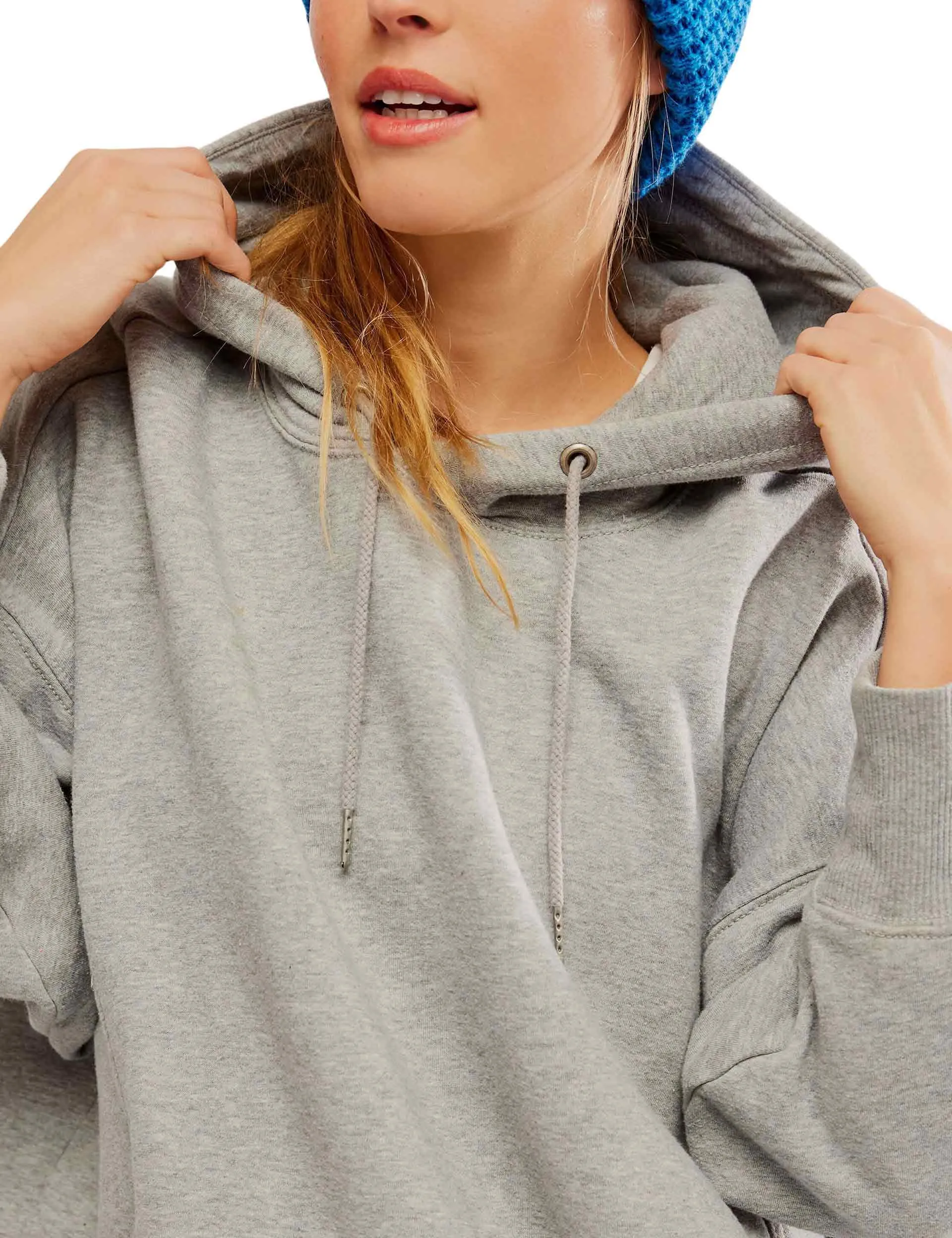 Sprint To The Finish Hoodie - Heather Grey