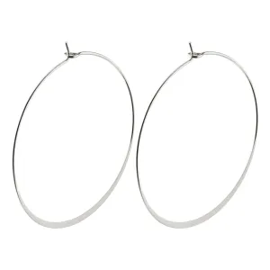 TILLY large hoop earrings silver-plated