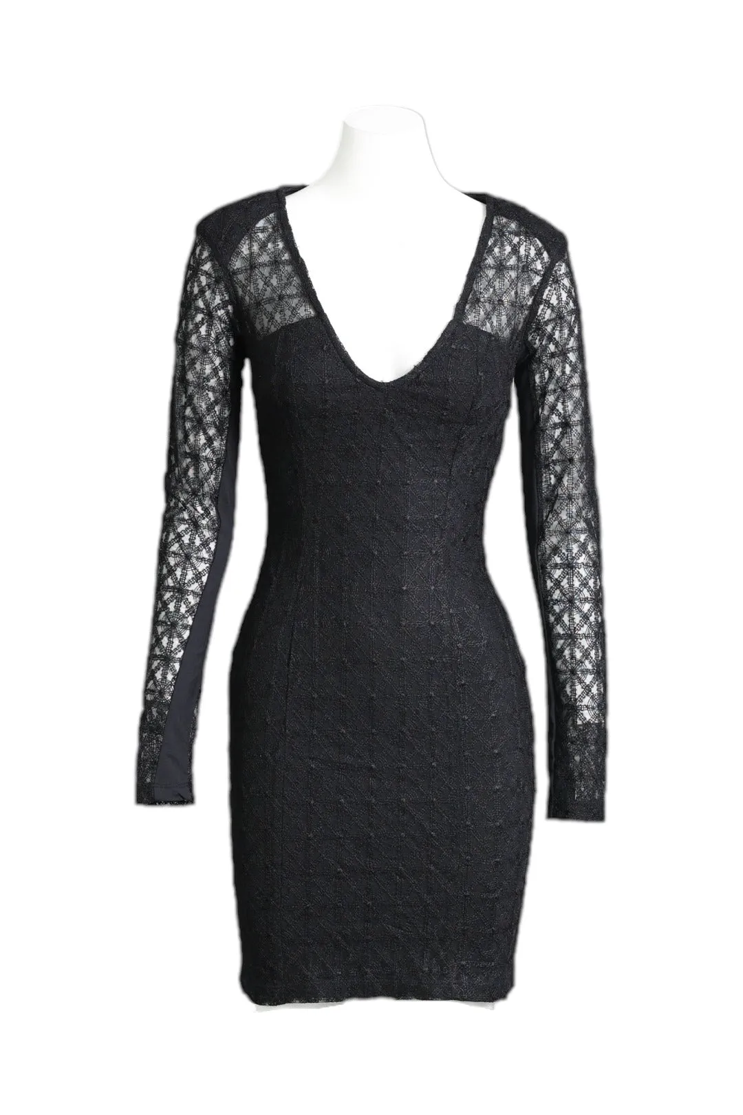 Toledo Vee Black Lace Dress