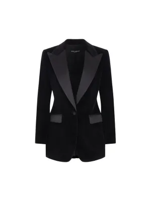 Tuxedo Jacket in Velvet