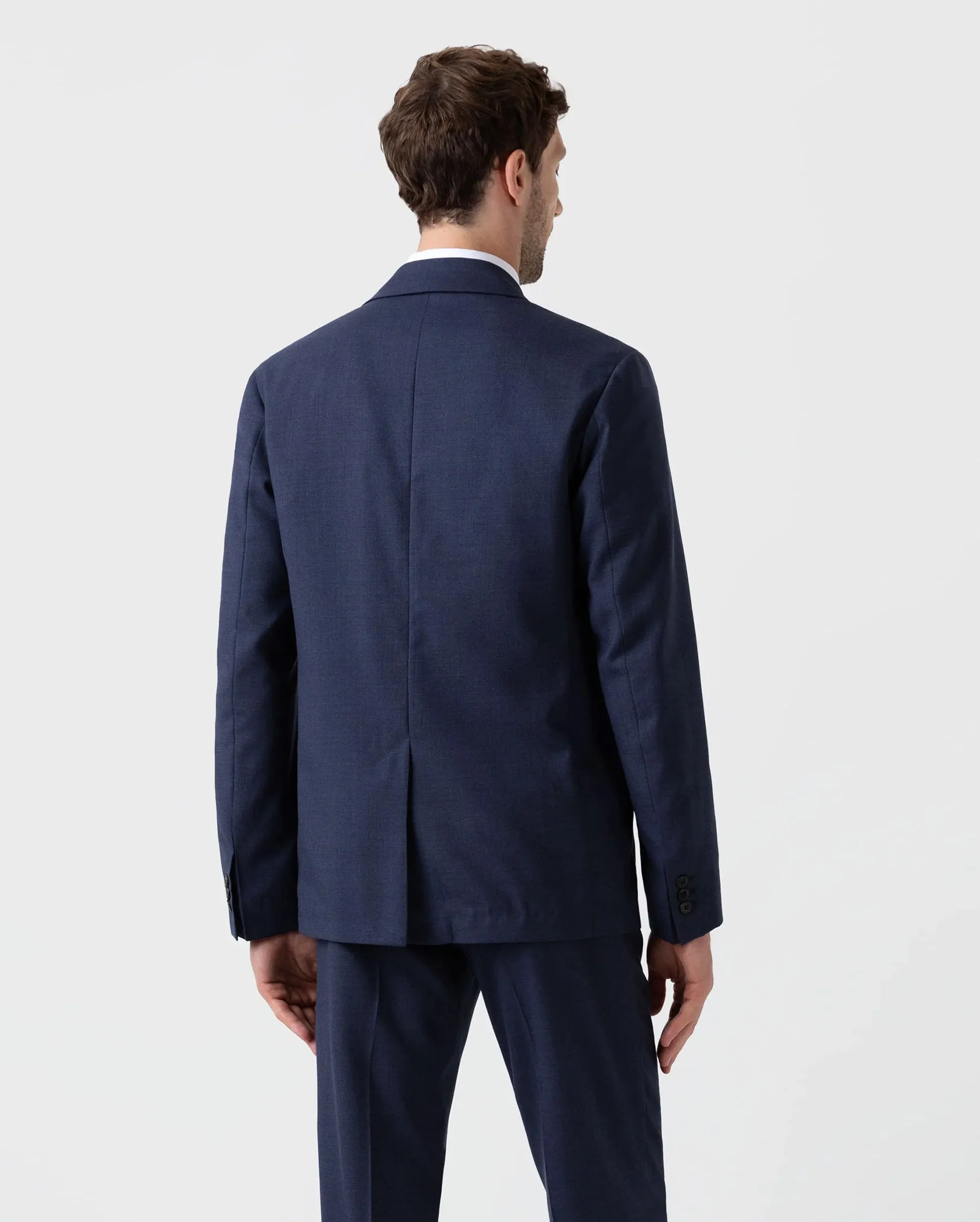 WOOL BLAZER / BLUE MELANGE