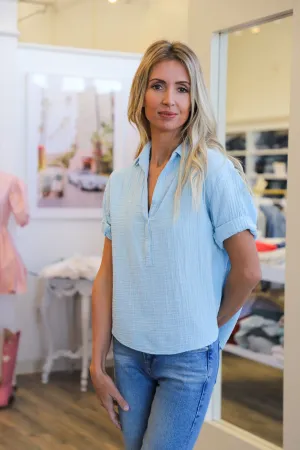 Xirena - Cruz Top in Cyprus Blue